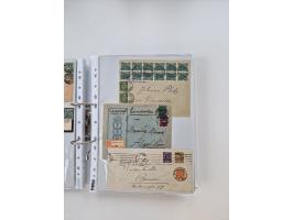 1920/23, umfangreiche Sammlung mit über 4600 Briefen, Karten und Ganzsachen. Dabei interessante Frankaturen, Blockeinheiten, 