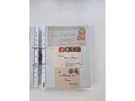 1920/23, umfangreiche Sammlung mit über 4600 Briefen, Karten und Ganzsachen. Dabei interessante Frankaturen, Blockeinheiten, 