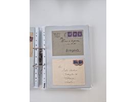 1920/23, umfangreiche Sammlung mit über 4600 Briefen, Karten und Ganzsachen. Dabei interessante Frankaturen, Blockeinheiten, 