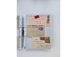 1920/23, umfangreiche Sammlung mit über 4600 Briefen, Karten und Ganzsachen. Dabei interessante Frankaturen, Blockeinheiten, 
