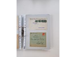 1920/23, umfangreiche Sammlung mit über 4600 Briefen, Karten und Ganzsachen. Dabei interessante Frankaturen, Blockeinheiten, 