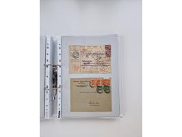 1920/23, umfangreiche Sammlung mit über 4600 Briefen, Karten und Ganzsachen. Dabei interessante Frankaturen, Blockeinheiten, 