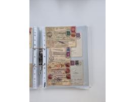 1920/23, umfangreiche Sammlung mit über 4600 Briefen, Karten und Ganzsachen. Dabei interessante Frankaturen, Blockeinheiten, 
