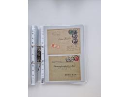 1920/23, umfangreiche Sammlung mit über 4600 Briefen, Karten und Ganzsachen. Dabei interessante Frankaturen, Blockeinheiten, 