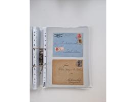 1920/23, umfangreiche Sammlung mit über 4600 Briefen, Karten und Ganzsachen. Dabei interessante Frankaturen, Blockeinheiten, 