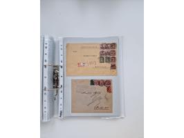 1920/23, umfangreiche Sammlung mit über 4600 Briefen, Karten und Ganzsachen. Dabei interessante Frankaturen, Blockeinheiten, 