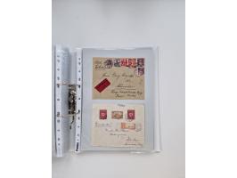 1920/23, umfangreiche Sammlung mit über 4600 Briefen, Karten und Ganzsachen. Dabei interessante Frankaturen, Blockeinheiten, 