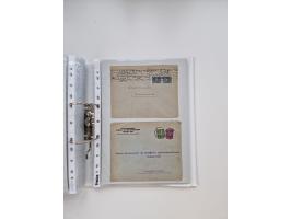 1920/23, umfangreiche Sammlung mit über 4600 Briefen, Karten und Ganzsachen. Dabei interessante Frankaturen, Blockeinheiten, 