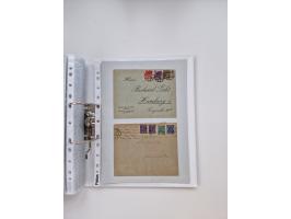 1920/23, umfangreiche Sammlung mit über 4600 Briefen, Karten und Ganzsachen. Dabei interessante Frankaturen, Blockeinheiten, 