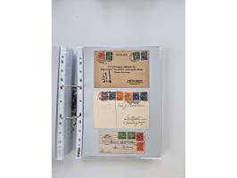 1920/23, umfangreiche Sammlung mit über 4600 Briefen, Karten und Ganzsachen. Dabei interessante Frankaturen, Blockeinheiten, 