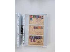 1920/23, umfangreiche Sammlung mit über 4600 Briefen, Karten und Ganzsachen. Dabei interessante Frankaturen, Blockeinheiten, 