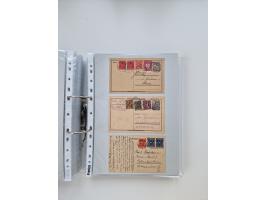 1920/23, umfangreiche Sammlung mit über 4600 Briefen, Karten und Ganzsachen. Dabei interessante Frankaturen, Blockeinheiten, 