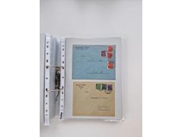 1920/23, umfangreiche Sammlung mit über 4600 Briefen, Karten und Ganzsachen. Dabei interessante Frankaturen, Blockeinheiten, 