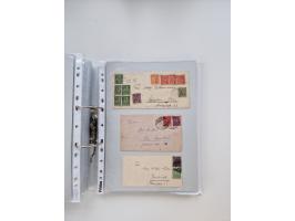 1920/23, umfangreiche Sammlung mit über 4600 Briefen, Karten und Ganzsachen. Dabei interessante Frankaturen, Blockeinheiten, 
