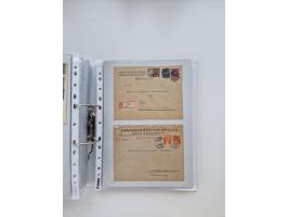 1920/23, umfangreiche Sammlung mit über 4600 Briefen, Karten und Ganzsachen. Dabei interessante Frankaturen, Blockeinheiten, 