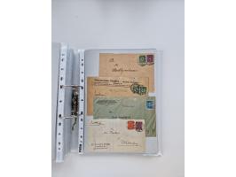 1920/23, umfangreiche Sammlung mit über 4600 Briefen, Karten und Ganzsachen. Dabei interessante Frankaturen, Blockeinheiten, 