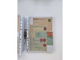 1920/23, umfangreiche Sammlung mit über 4600 Briefen, Karten und Ganzsachen. Dabei interessante Frankaturen, Blockeinheiten, 
