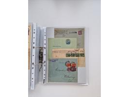 1920/23, umfangreiche Sammlung mit über 4600 Briefen, Karten und Ganzsachen. Dabei interessante Frankaturen, Blockeinheiten, 