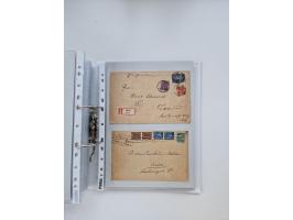 1920/23, umfangreiche Sammlung mit über 4600 Briefen, Karten und Ganzsachen. Dabei interessante Frankaturen, Blockeinheiten, 