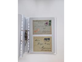 1920/23, umfangreiche Sammlung mit über 4600 Briefen, Karten und Ganzsachen. Dabei interessante Frankaturen, Blockeinheiten, 