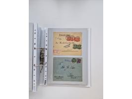 1920/23, umfangreiche Sammlung mit über 4600 Briefen, Karten und Ganzsachen. Dabei interessante Frankaturen, Blockeinheiten, 