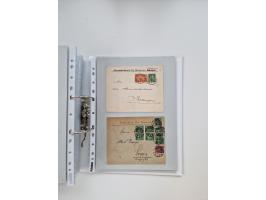 1920/23, umfangreiche Sammlung mit über 4600 Briefen, Karten und Ganzsachen. Dabei interessante Frankaturen, Blockeinheiten, 