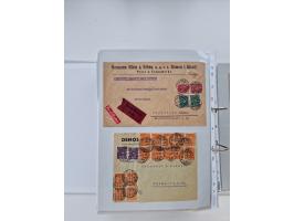 1920/23, umfangreiche Sammlung mit über 4600 Briefen, Karten und Ganzsachen. Dabei interessante Frankaturen, Blockeinheiten, 