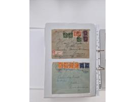 1920/23, umfangreiche Sammlung mit über 4600 Briefen, Karten und Ganzsachen. Dabei interessante Frankaturen, Blockeinheiten, 