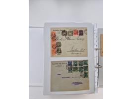 1920/23, umfangreiche Sammlung mit über 4600 Briefen, Karten und Ganzsachen. Dabei interessante Frankaturen, Blockeinheiten, 