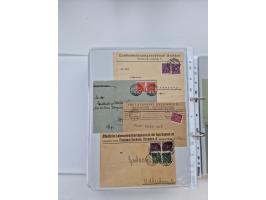 1920/23, umfangreiche Sammlung mit über 4600 Briefen, Karten und Ganzsachen. Dabei interessante Frankaturen, Blockeinheiten, 