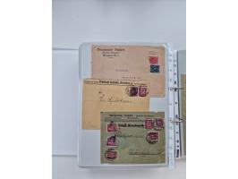 1920/23, umfangreiche Sammlung mit über 4600 Briefen, Karten und Ganzsachen. Dabei interessante Frankaturen, Blockeinheiten, 