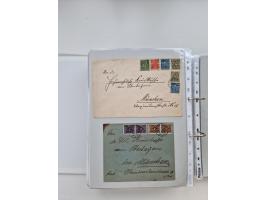 1920/23, umfangreiche Sammlung mit über 4600 Briefen, Karten und Ganzsachen. Dabei interessante Frankaturen, Blockeinheiten, 