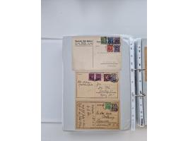 1920/23, umfangreiche Sammlung mit über 4600 Briefen, Karten und Ganzsachen. Dabei interessante Frankaturen, Blockeinheiten, 