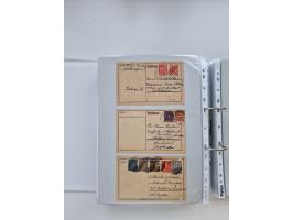 1920/23, umfangreiche Sammlung mit über 4600 Briefen, Karten und Ganzsachen. Dabei interessante Frankaturen, Blockeinheiten, 
