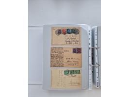 1920/23, umfangreiche Sammlung mit über 4600 Briefen, Karten und Ganzsachen. Dabei interessante Frankaturen, Blockeinheiten, 
