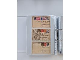 1920/23, umfangreiche Sammlung mit über 4600 Briefen, Karten und Ganzsachen. Dabei interessante Frankaturen, Blockeinheiten, 