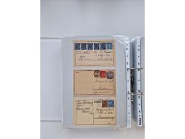 1920/23, umfangreiche Sammlung mit über 4600 Briefen, Karten und Ganzsachen. Dabei interessante Frankaturen, Blockeinheiten, 