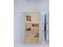 1920/23, umfangreiche Sammlung mit über 4600 Briefen, Karten und Ganzsachen. Dabei interessante Frankaturen, Blockeinheiten, 