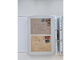 1920/23, umfangreiche Sammlung mit über 4600 Briefen, Karten und Ganzsachen. Dabei interessante Frankaturen, Blockeinheiten, 