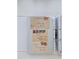 1920/23, umfangreiche Sammlung mit über 4600 Briefen, Karten und Ganzsachen. Dabei interessante Frankaturen, Blockeinheiten, 