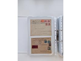 1920/23, umfangreiche Sammlung mit über 4600 Briefen, Karten und Ganzsachen. Dabei interessante Frankaturen, Blockeinheiten, 