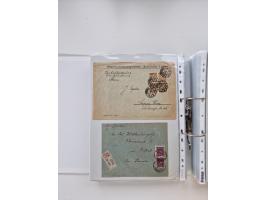 1920/23, umfangreiche Sammlung mit über 4600 Briefen, Karten und Ganzsachen. Dabei interessante Frankaturen, Blockeinheiten, 