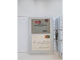 1920/23, umfangreiche Sammlung mit über 4600 Briefen, Karten und Ganzsachen. Dabei interessante Frankaturen, Blockeinheiten, 