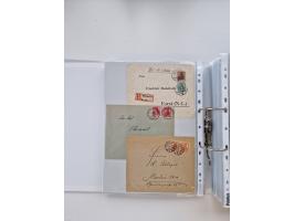 1920/23, umfangreiche Sammlung mit über 4600 Briefen, Karten und Ganzsachen. Dabei interessante Frankaturen, Blockeinheiten, 