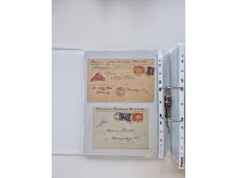 1920/23, umfangreiche Sammlung mit über 4600 Briefen, Karten und Ganzsachen. Dabei interessante Frankaturen, Blockeinheiten, 