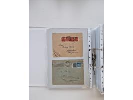 1920/23, umfangreiche Sammlung mit über 4600 Briefen, Karten und Ganzsachen. Dabei interessante Frankaturen, Blockeinheiten, 