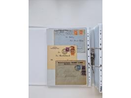 1920/23, umfangreiche Sammlung mit über 4600 Briefen, Karten und Ganzsachen. Dabei interessante Frankaturen, Blockeinheiten, 