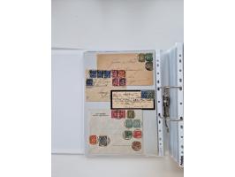 1920/23, umfangreiche Sammlung mit über 4600 Briefen, Karten und Ganzsachen. Dabei interessante Frankaturen, Blockeinheiten, 