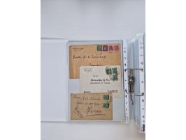 1920/23, umfangreiche Sammlung mit über 4600 Briefen, Karten und Ganzsachen. Dabei interessante Frankaturen, Blockeinheiten, 