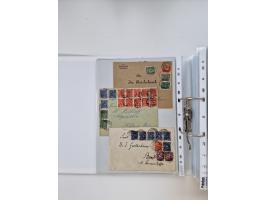1920/23, umfangreiche Sammlung mit über 4600 Briefen, Karten und Ganzsachen. Dabei interessante Frankaturen, Blockeinheiten, 